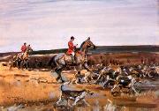 unknow artist Classical hunting fox, Equestrian and Beautiful Horses, 010. oil painting picture wholesale